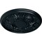 Ekena Millwork Wakefield Ceiling Medallion (Fits Canopies up to 3 5/8"), 11 3/4"OD x 1 1/4"P, Night Shade CM11WANSF - alternate 5